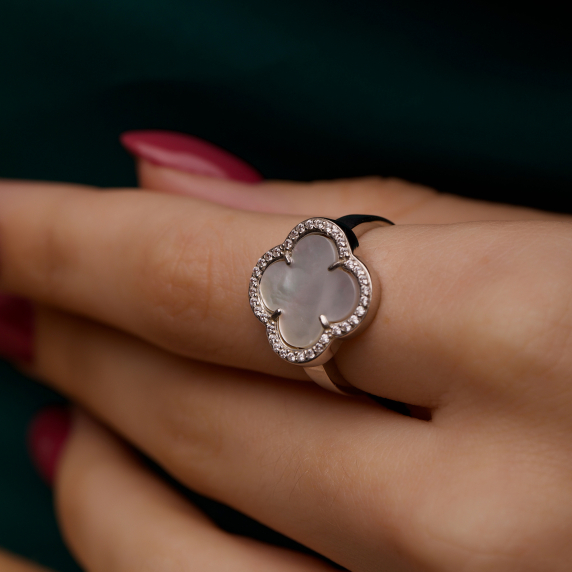 Серебряное кольцо "Cloveria" - 1 Серебряное кольцо "Cloveria" - 1