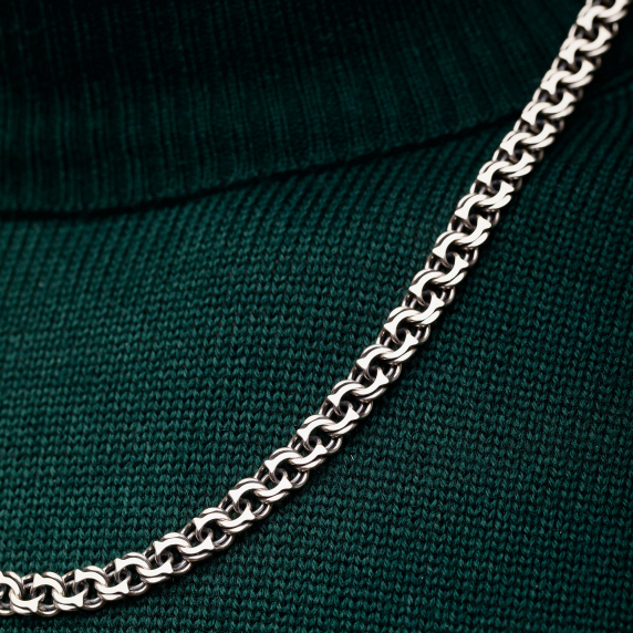 Серебряная цепочка "Бисмарк" 65р - 1 Серебряная цепочка "Бисмарк" 65р - 1