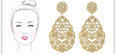 Изысканные украшения, лучше всего подходящие женщинам с квадратным типом лица