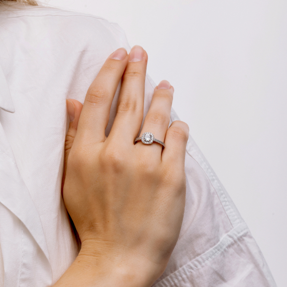 Срібна каблучка &amp;quot;Блиск&amp;quot; - 4