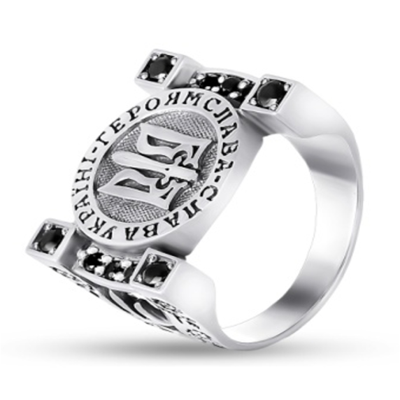 Серебряный перстень &amp;quot;Тризуб&amp;quot; - 5