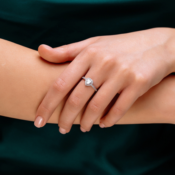 Срібна каблучка &amp;quot;Серце&amp;quot; - 2