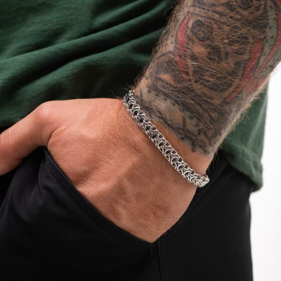 Серебряный браслет &amp;quot;Рамзес&amp;quot; - 1