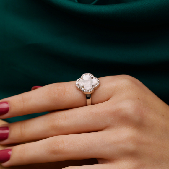 Серебряное кольцо "Cloveria" - 3 Серебряное кольцо "Cloveria" - 3