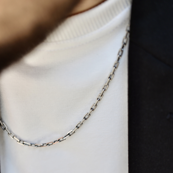 Срібний ланцюг &amp;quot;Якір&amp;quot; 50р - 2