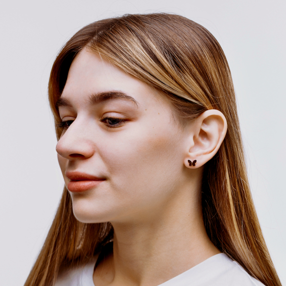 Золоті пусети “Метелик” - 4 Золоті пусети “Метелик” - 4