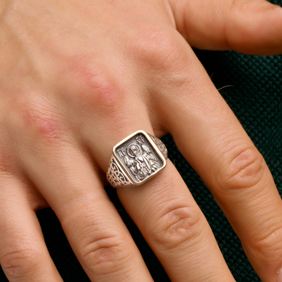 Серебряная печатка &amp;quot;Ан. Хранитель&amp;quot; - 2