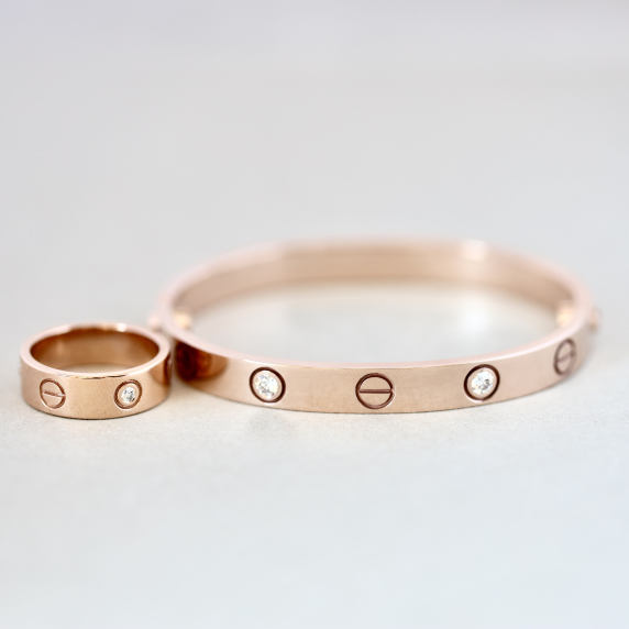 Золотий браслет &amp;quot;Кохання&amp;quot; - 9