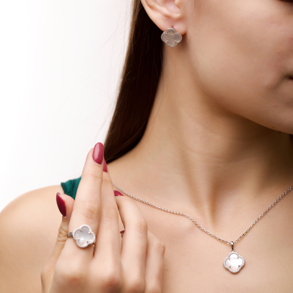 Серебряное кольцо "Cloveria" - 6 Серебряное кольцо "Cloveria" - 6