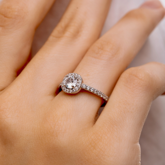 Срібна каблучка "Блиск" - 3 Срібна каблучка "Блиск" - 3