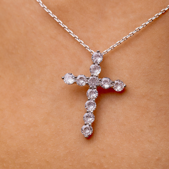 Срібне кольє &amp;quot;Хрест&amp;quot; - 2