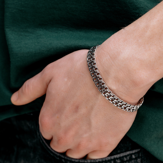 Срібний браслет &amp;quot;Імператор&amp;quot; - 4