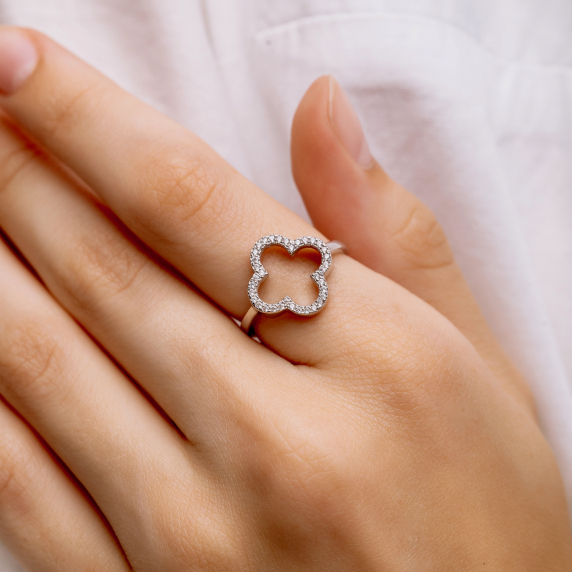 Срібна каблучка "Cloveria" - 2 Срібна каблучка "Cloveria" - 2