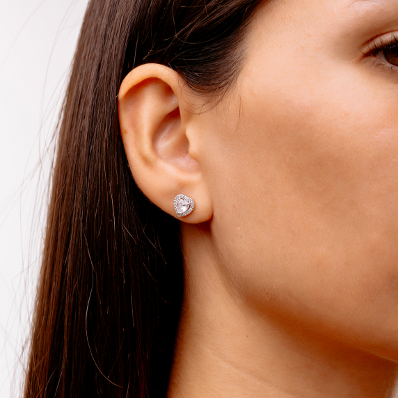 Срібні сережки &amp;quot;Серце&amp;quot; - 1