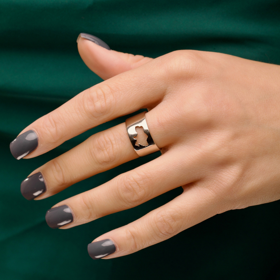 Срібна каблучка "Україна" - 3 Срібна каблучка "Україна" - 3