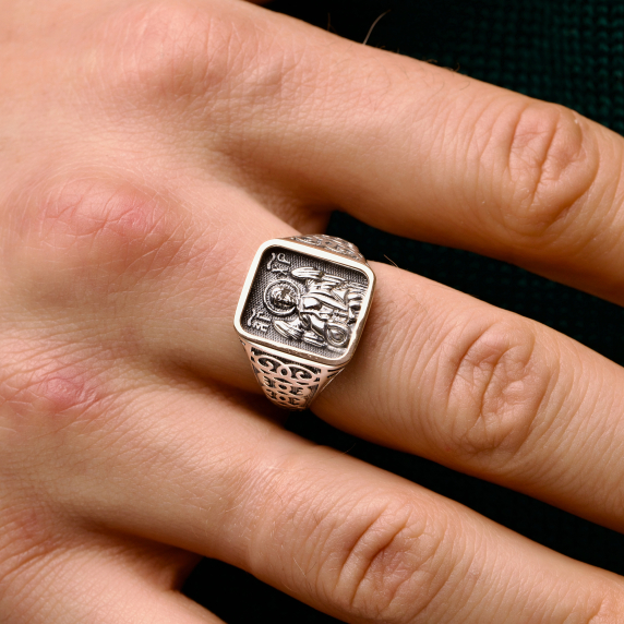 Серебряная печатка &amp;quot;Ан. Хранитель&amp;quot; - 5