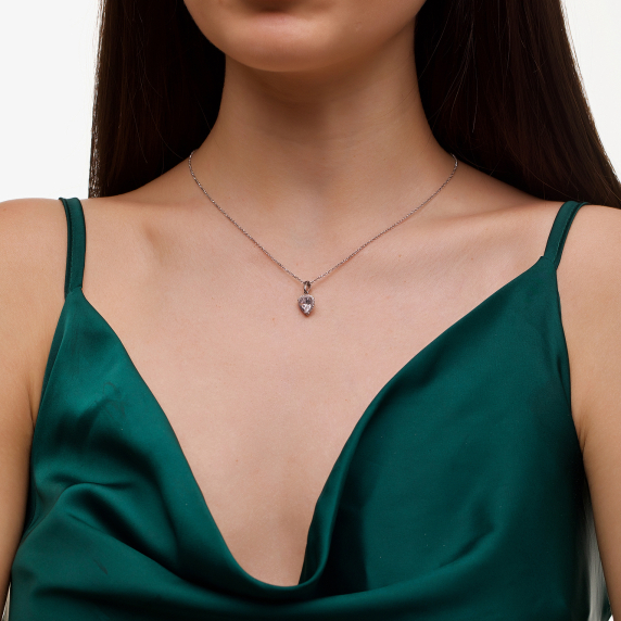 Срібний підвіс &amp;quot;Серце&amp;quot; - 5