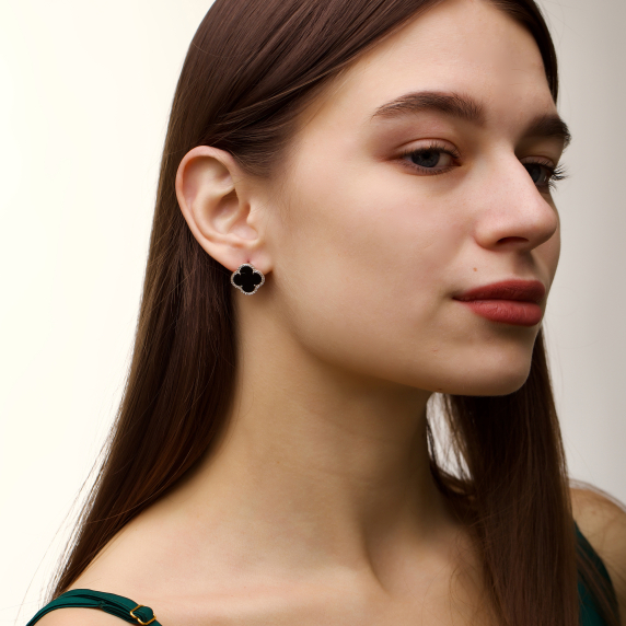 Серебряные серьги &amp;quot;Cloveria&amp;quot; - 3