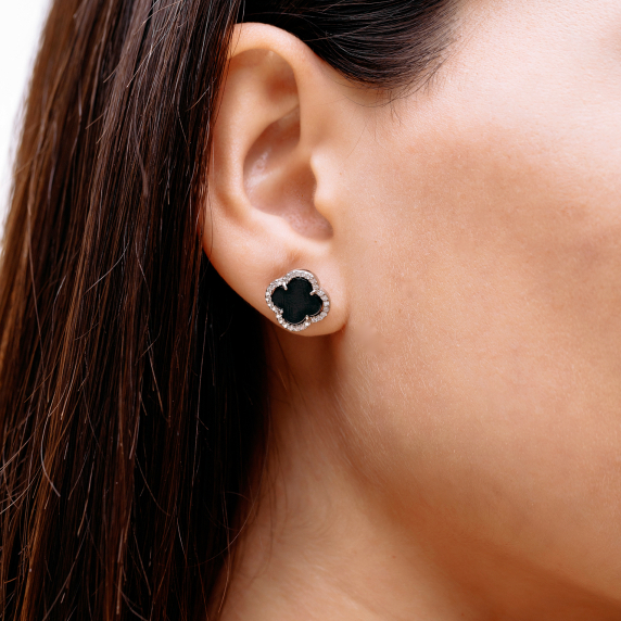 Серебряные пусеты &amp;quot;Cloveria&amp;quot; - 1