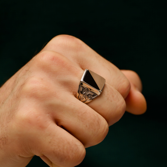 Срібний перстень "Гетьман" - 2 Срібний перстень "Гетьман" - 2