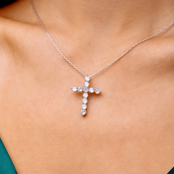 Срібне кольє &amp;quot;Хрест&amp;quot; - 1