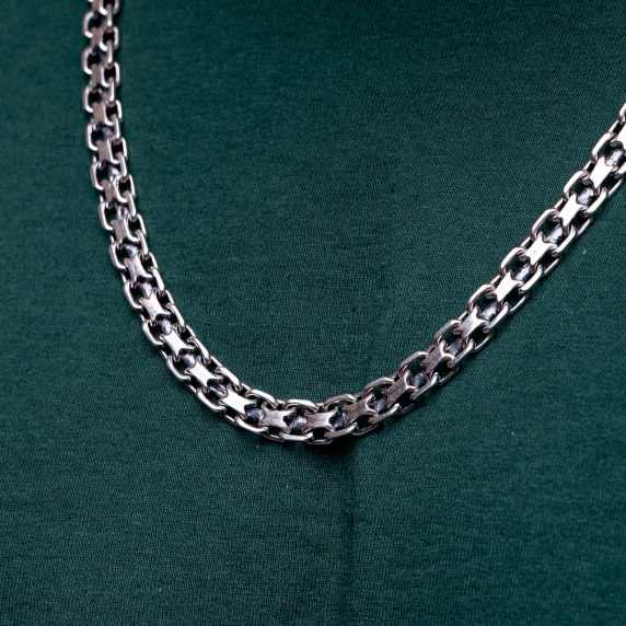 Срібний ланцюг "Подвійний якір" - 3 Срібний ланцюг "Подвійний якір" - 3