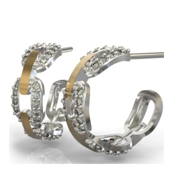 Серебряные пусети - 8 Серебряные пусети - 8