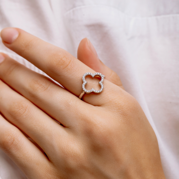 Срібна каблучка "Cloveria" - 1 Срібна каблучка "Cloveria" - 1