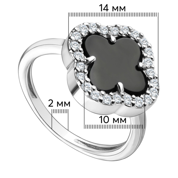 Золота каблучка &amp;quot;Cloveria&amp;quot; - 3