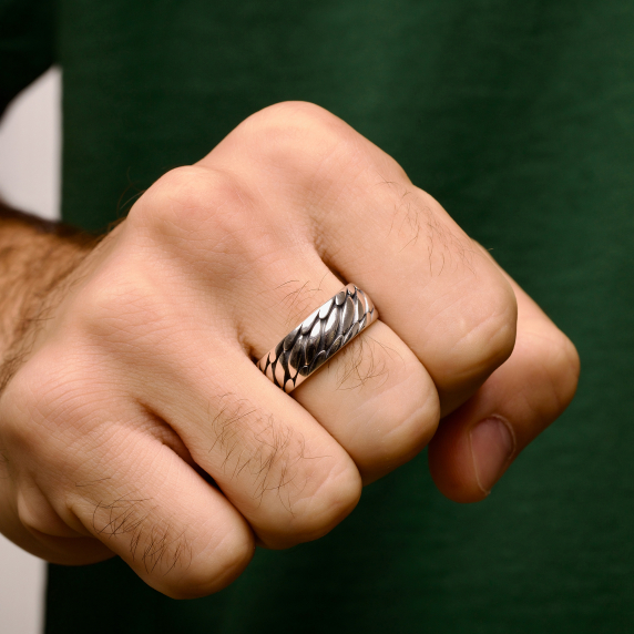 Срібний перстеньбний - 4