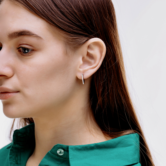 Серебряные серьги "Масон" - 2 Серебряные серьги "Масон" - 2