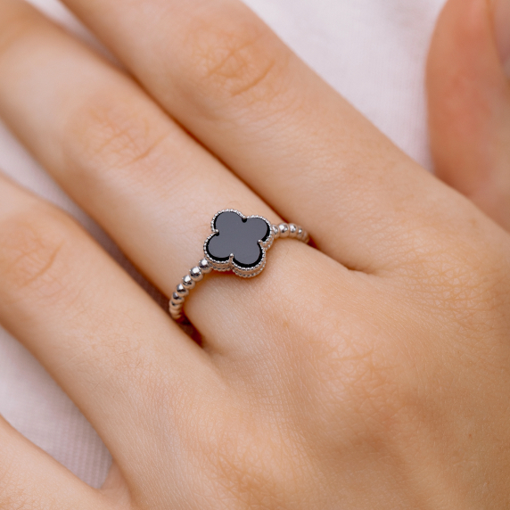 Серебряное кольцо "Cloveria" - 1 Серебряное кольцо "Cloveria" - 1