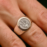 Срібний перстень &amp;quot;Герб&amp;quot; - 2