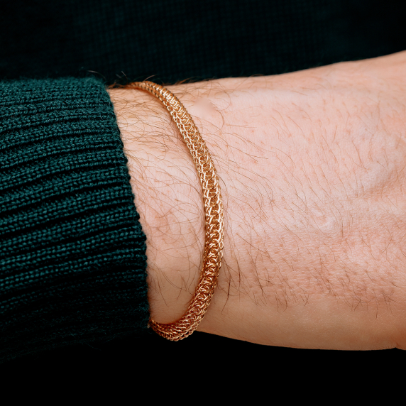 Золотой браслет "Армянский бисмарк" - 1 Золотой браслет "Армянский бисмарк" - 1