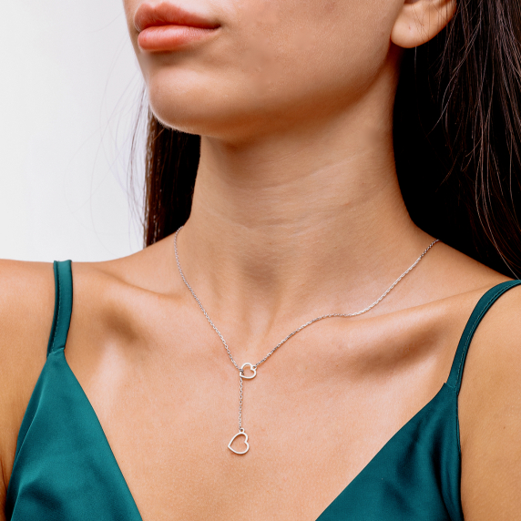 Срібне кольє &amp;quot;Серце&amp;quot; - 1