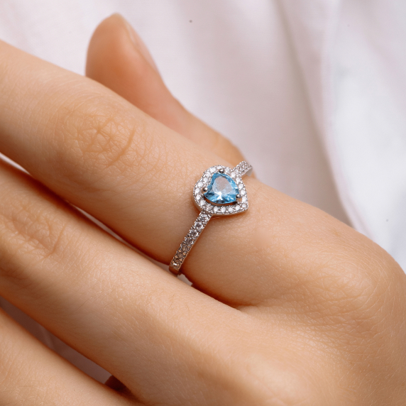 Серебряное кольцо &amp;quot;Сердце&amp;quot; - 4