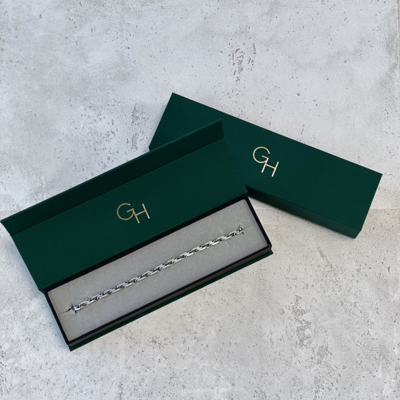 Срібний ланцюг &amp;quot;Подвійний якір&amp;quot; - 8