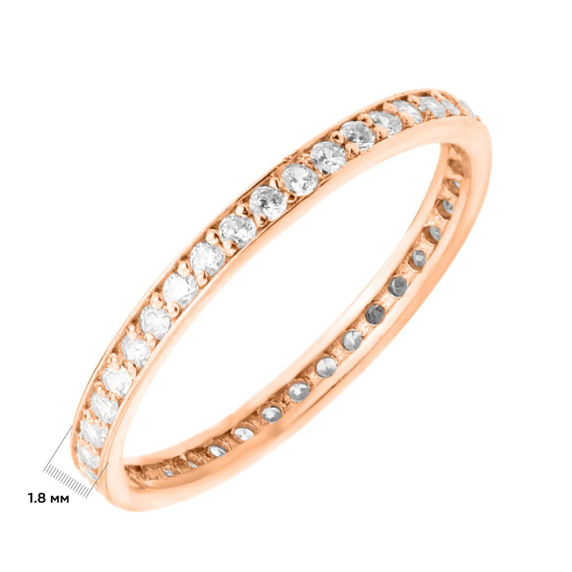 Золота каблучка &amp;quot;Доріжка&amp;quot; - 4