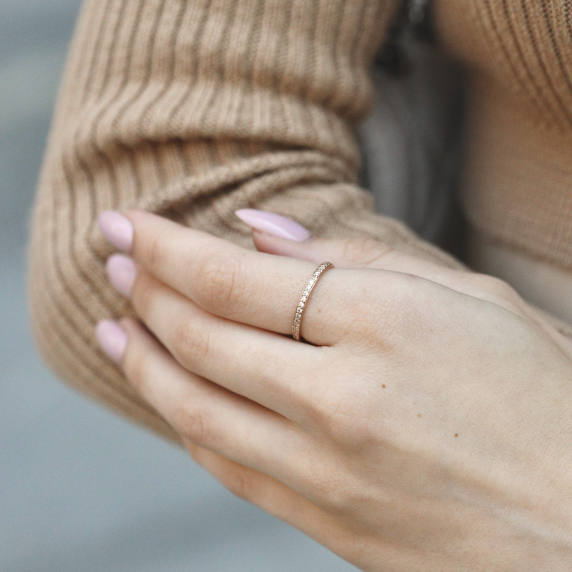 Золота каблучка &amp;quot;Доріжка&amp;quot; - 5