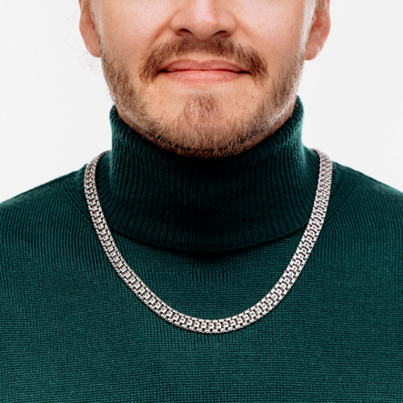 Серебряная цепь "Император" - 6 Серебряная цепь "Император" - 6