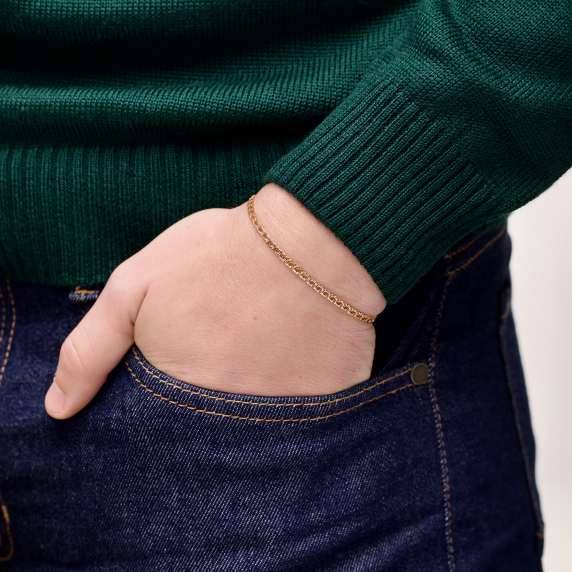 Золотий браслет "Арабський бісмарк" - 3 Золотий браслет "Арабський бісмарк" - 3