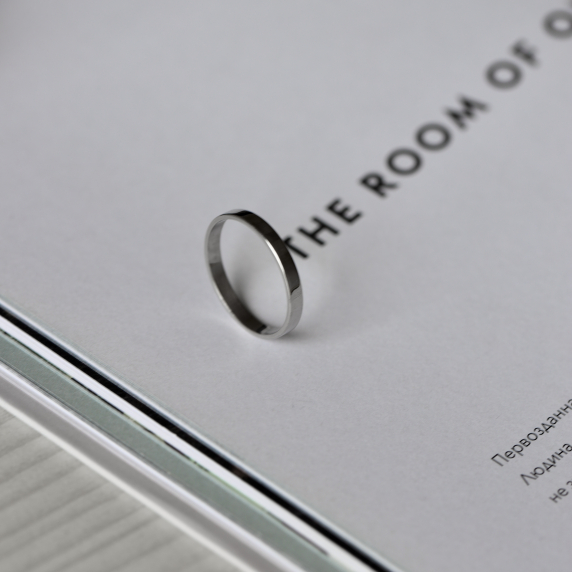 Срібна каблучка &amp;quot;Обручка&amp;quot; - 5