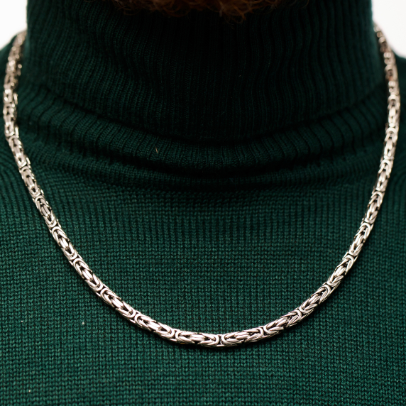 Срібний ланцюг &amp;quot;Лисий хвіст&amp;quot; 60р - 3