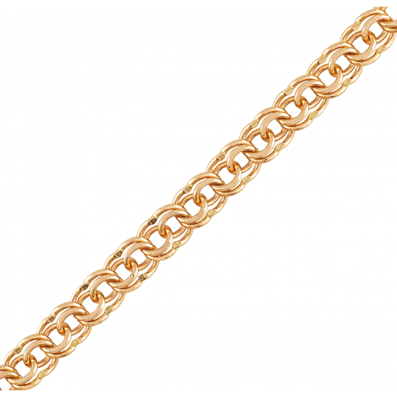 Золотая цепочка "Бисмарк" - 5 Золотая цепочка "Бисмарк" - 5