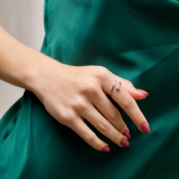 Серебряное кольцо "Гвоздь" - 3 Серебряное кольцо "Гвоздь" - 3