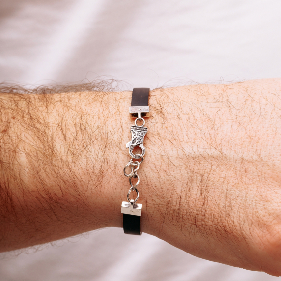 Серебряный браслет "Валькнут" - 4 Серебряный браслет "Валькнут" - 4