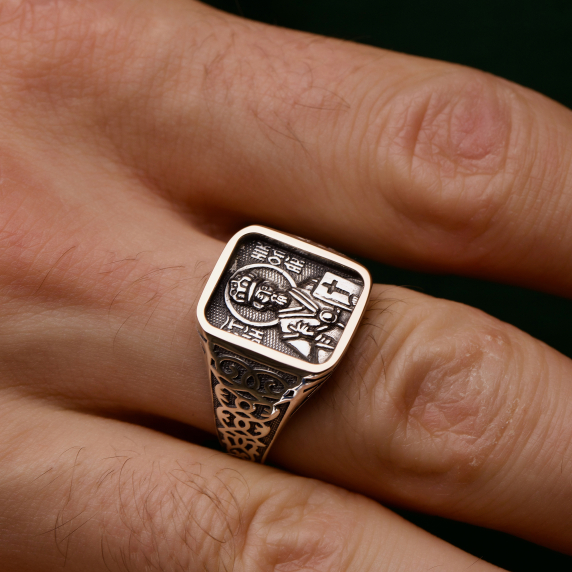 Серебряное кольцо &amp;quot;Св. Николай&amp;quot; - 3