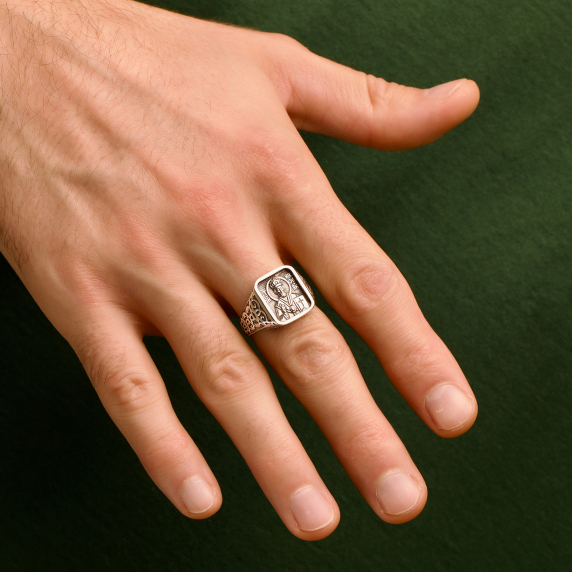 Серебряное кольцо &amp;quot;Св. Николай&amp;quot; - 1