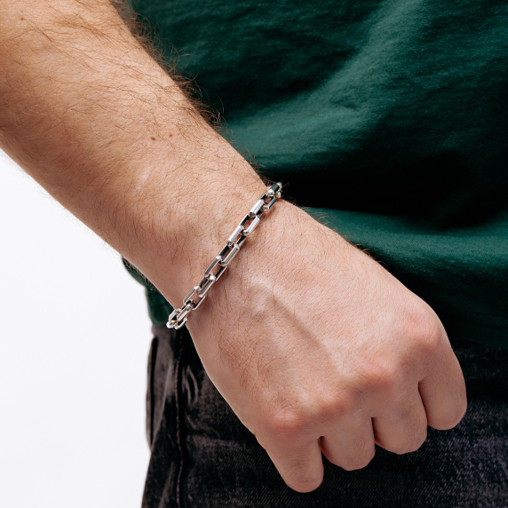 Серебряный браслет &amp;quot;Шторм&amp;quot; - 1