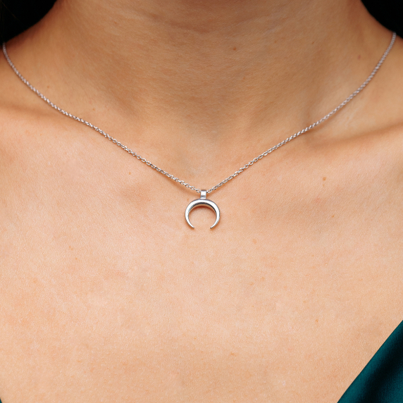 Серебряное колье &amp;quot;Месяц&amp;quot; - 3